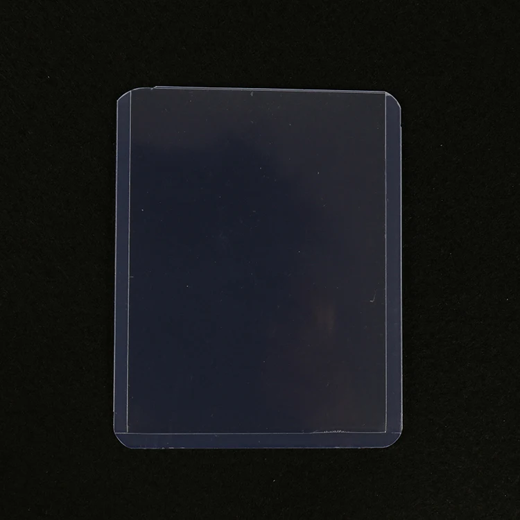 

Clear Hard Plastic PVC Credit Card Holder Sleeve Transparent Soft ID Badge Holder For Game Card Protect 25 PACK