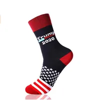 

2020 American election flag cotton free size donald trump biden socks for men