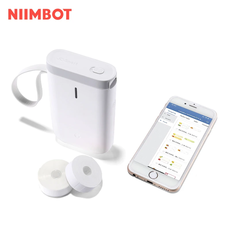 

NiiMbot Thermal Printing Barcode Machine Portable for 15mm Printers to Stickers Bar Code Mini Label Printer