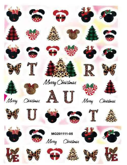 

The latest MG nail art stickers, As per the picture