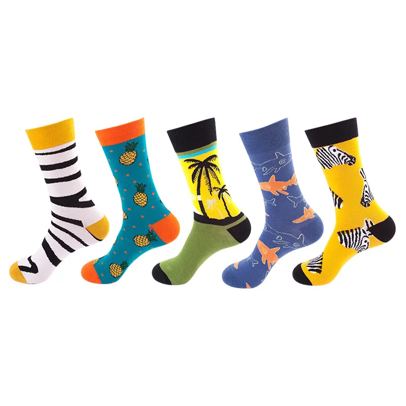 

JR-149 Custom Men Cotton Jacquard Dress Socks, Custom color