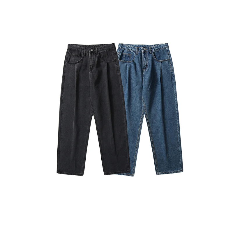 

Retro casual pants Men's street baggy straight leg Wide Leg Jeans man sweatpants, Customized color
