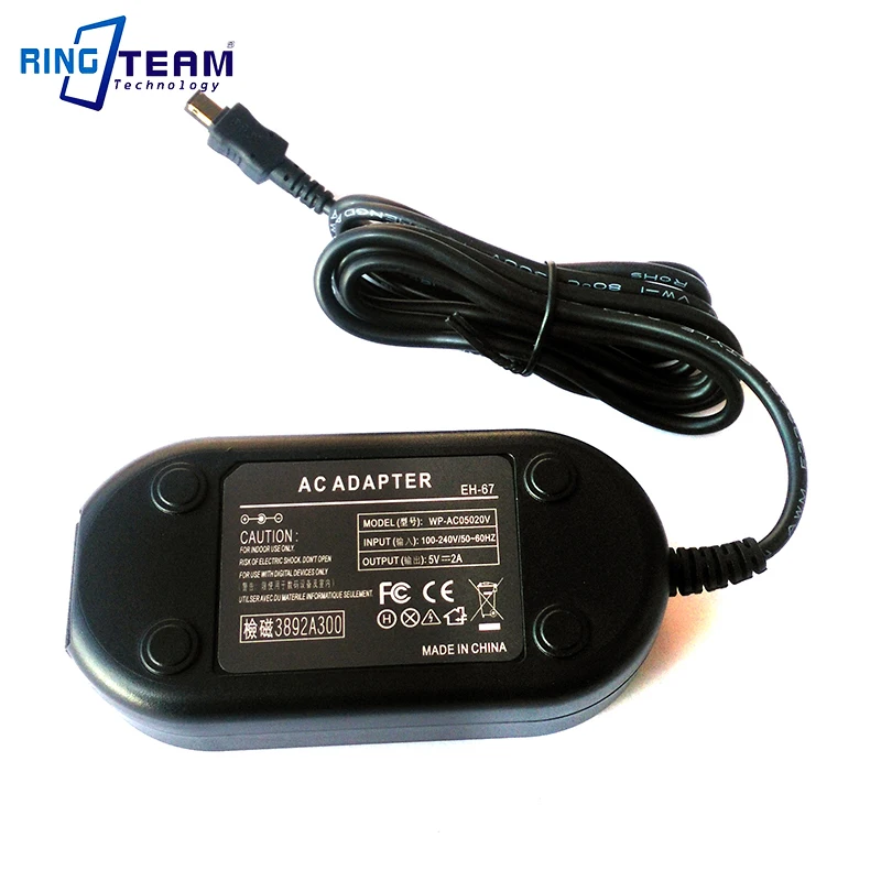 EH-67 EH67 AC Power Adapter for Nikon COOLPIX L100 L105 L110 L120 L310 L320 L330 L810 L820 L830 L840 B500  Digital Camera factory