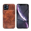 For iPhone 11 Pro, Retro Leather Style Single Card Slot Phone Case
