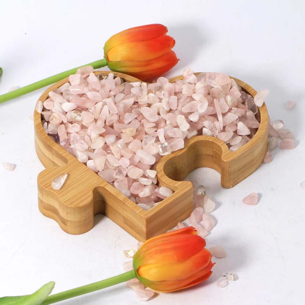 

Factory Price Natural Rose Quartz Healing Stone Crystal Rose Quartz Chips For Decoration