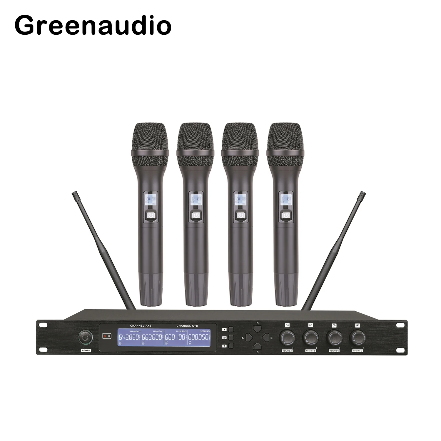 

GAW-U6604 100 frequency points per channel UHF wireless microphone system for KTV Outdoor performance and church