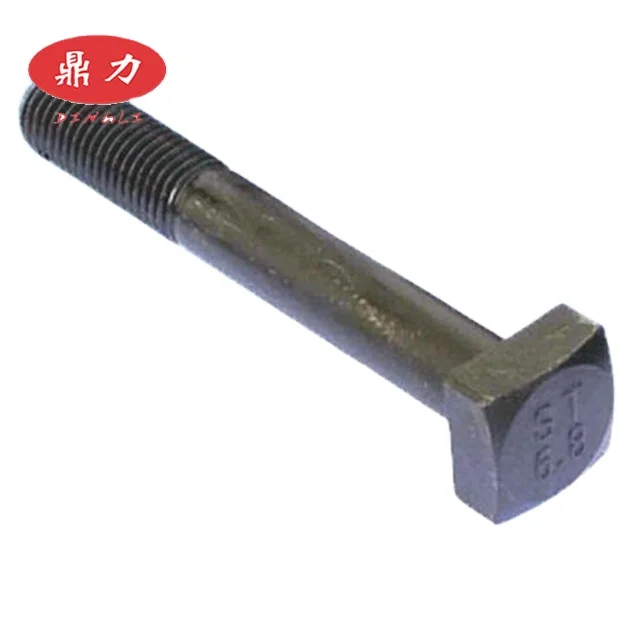 
China factory Manufacturer Inch Garde 4.8/8.8 carbon steel Plain/ZP Square head bolts 