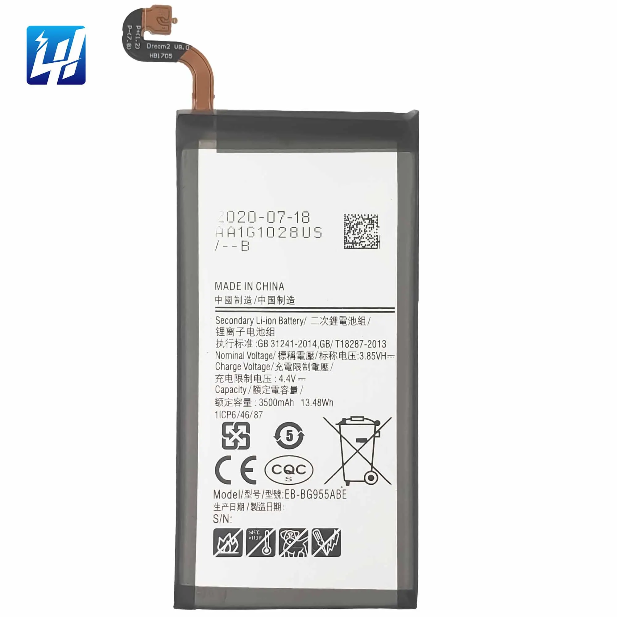 

EB-BG955ABE G955U G955S G955K G955L G9550 mobile phone Battery For Samsung Galaxy S8 PLUS