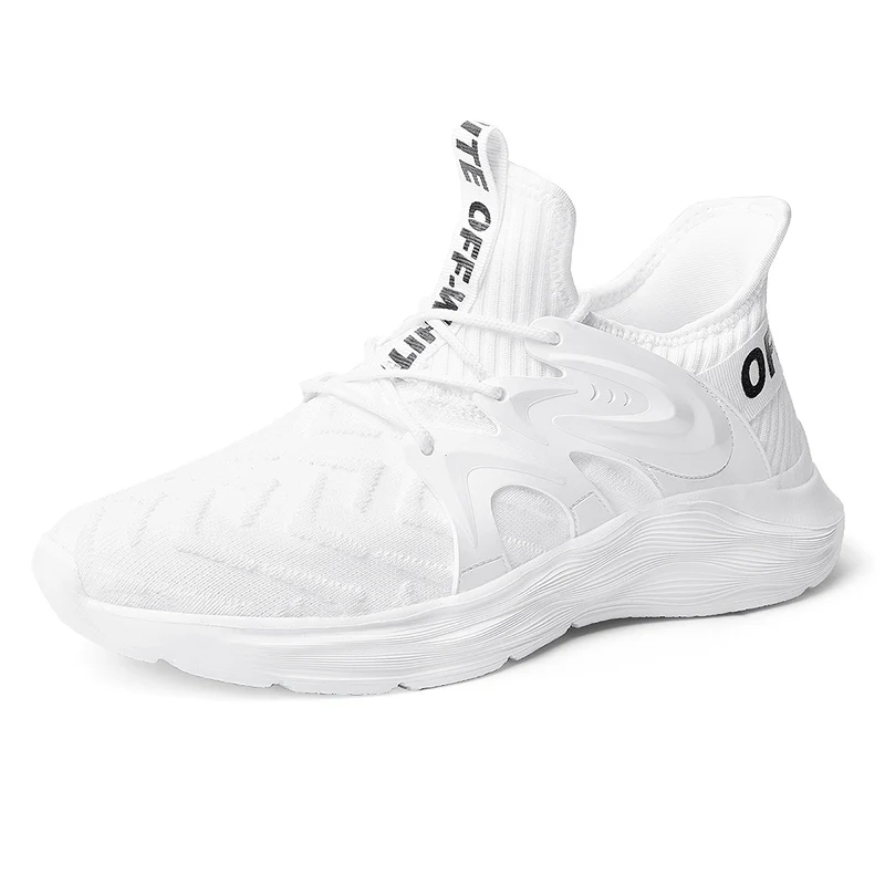 

2020 China Wholesale Men Fly Knit Sneakers Casual Shoe for Men Sport Shoe Walking Shoe