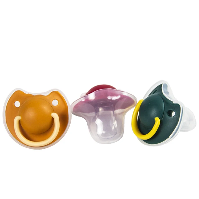 

Amzon Hot Sell Eco-friendly Safety Food Grade Soother Soft Silicone Dummy Adult Pacifier Bulk Baby Pacifier