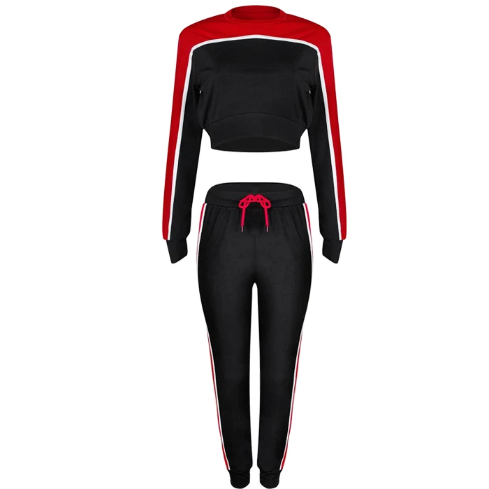 

Wholesale New Arrival Women Sexy Jogger Sportswear Sets Design Your Own Custom Fitness Tracksuit