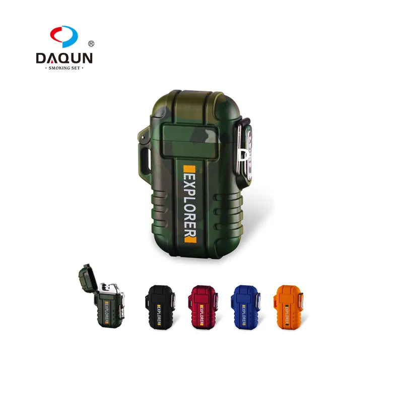 

Tactical Outdoor Dual Arc Electric Lighters, 5 colors for choice or customized