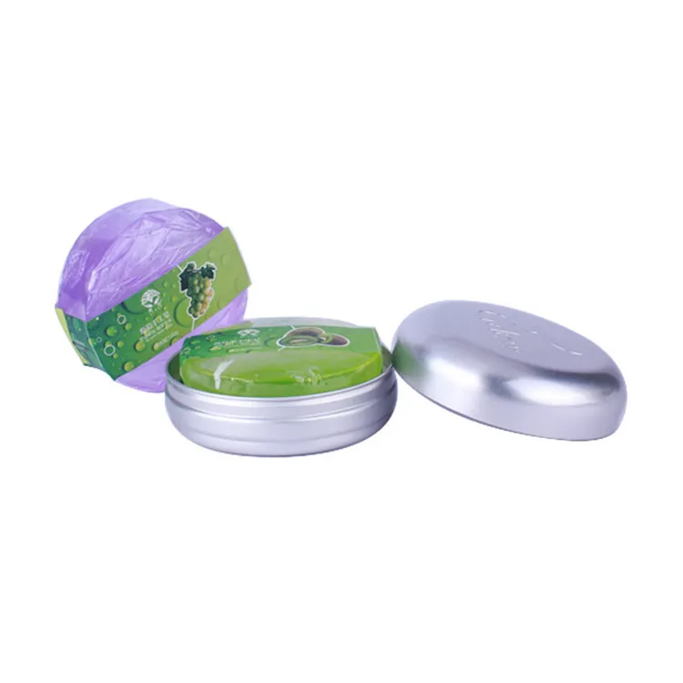 100g/ml scented aluminum metal beer can seamer 100ml cosmetic jar soap tin box with open hole 
