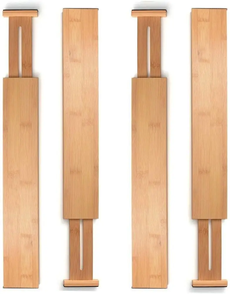 

Bamboo Drawer Dividers Kitchen Organizer