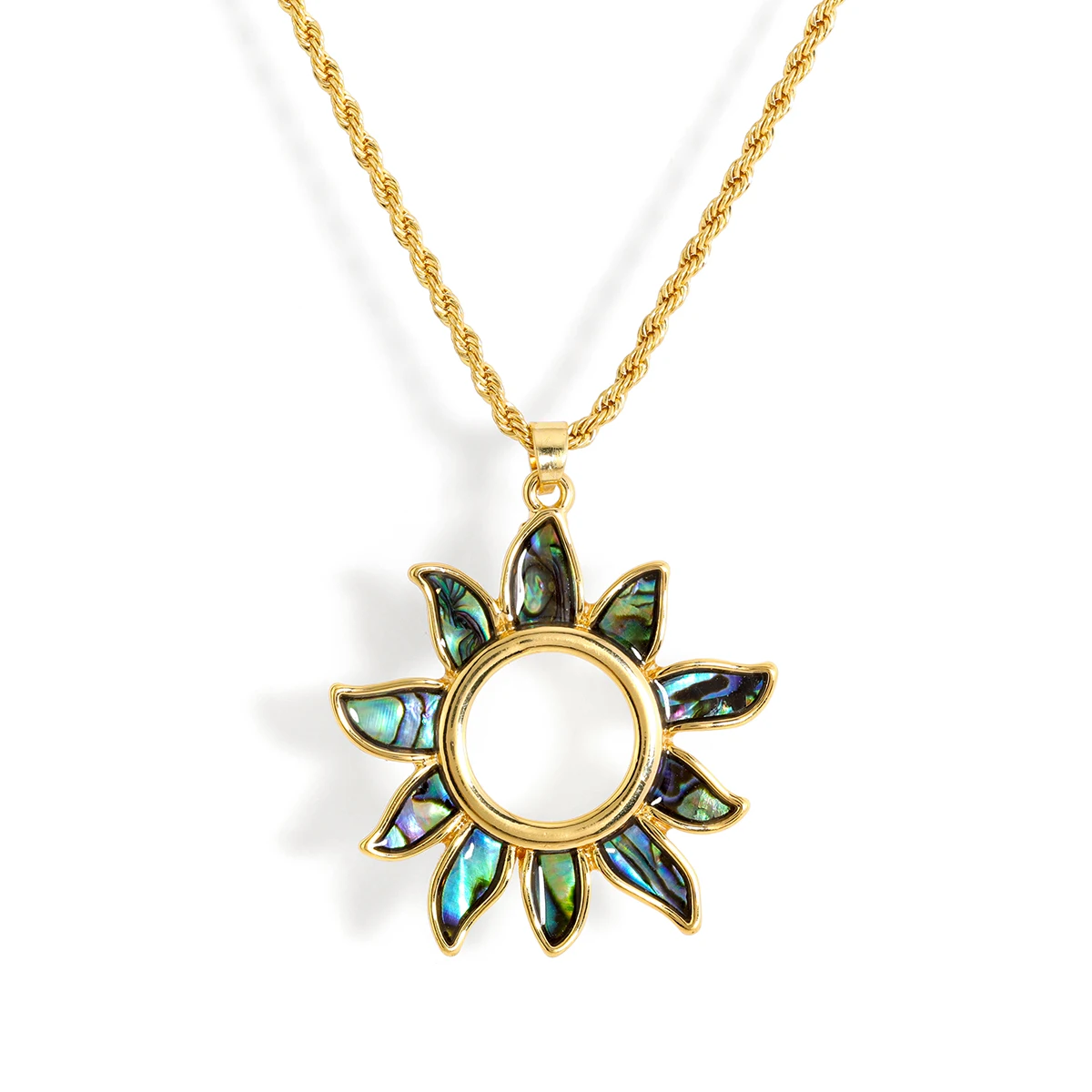 

Hawaiian jewelry gold plated jewelry sun trendy necklace