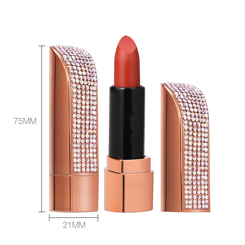 

Matte Lipstick Wholesale Waterproof Sexy Red Lip Color High Pigment Creamy Lip Stick
