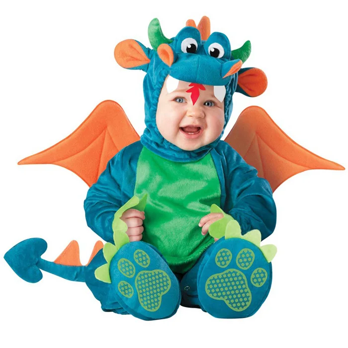 

Hola lively baby dinosaur costume/halloween costume for baby, Light blue