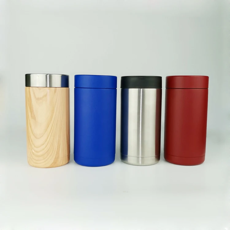 

12/14/16oz Stainless Steel Can Cooler Beverage Beer Can Cooler, Could be any colors,just please advise your panton no.