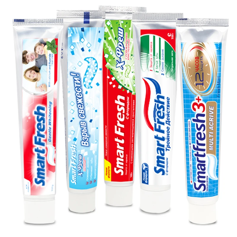 

Smartfresh Toothpaste wholesale stain removal Oral Refreshing Whitening bulk tooth paste Private label OEM