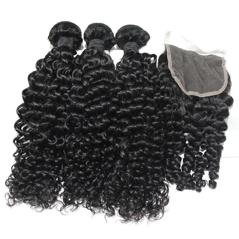 

Hair Extension virgin hair Virgin Cuticle Aligned curly Hair