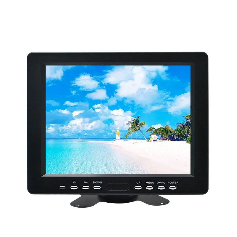 

High quality 8 inch 800x600 lcd monitor for CCTV, Black color