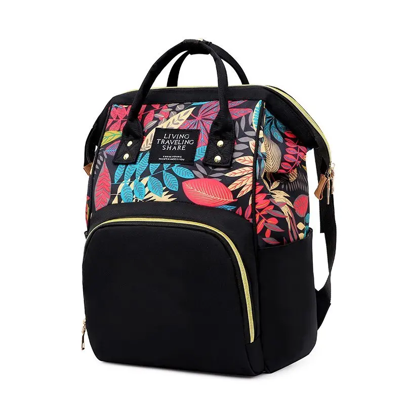 

OMASKA fashion baby bags for mothers Plecak large capacity backpack diaper bag baby waterproof diaper bag, Black,blue,purple,coffee