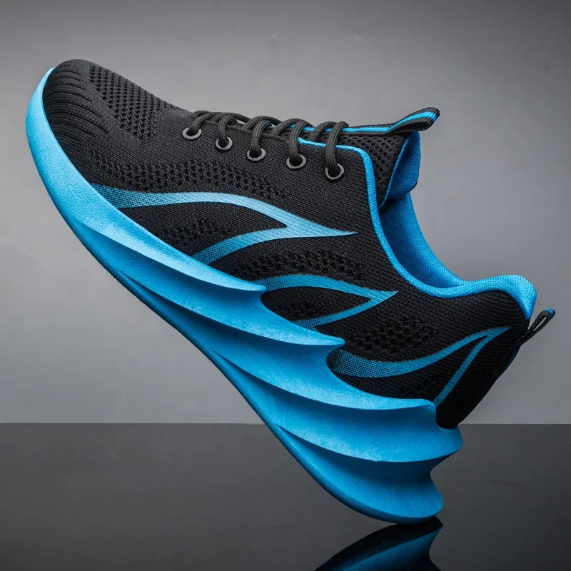 
2019 Unique Design Fashion Sneaker Men Latest Walking Shoes For Men Mesh Basketball Shoe Breathable SH-XM666 