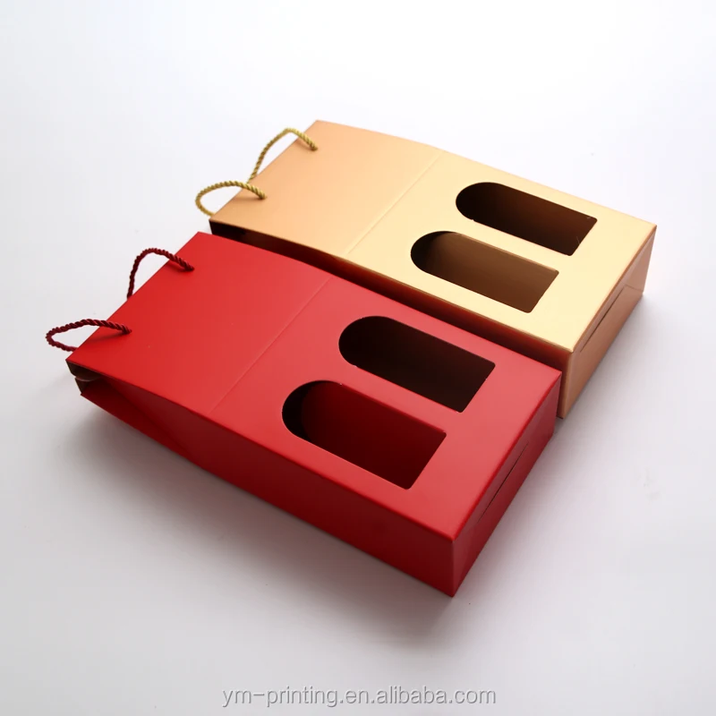 Custom Logo Corrugated Paper Wine Carton Shipping Box Luxury Rigid