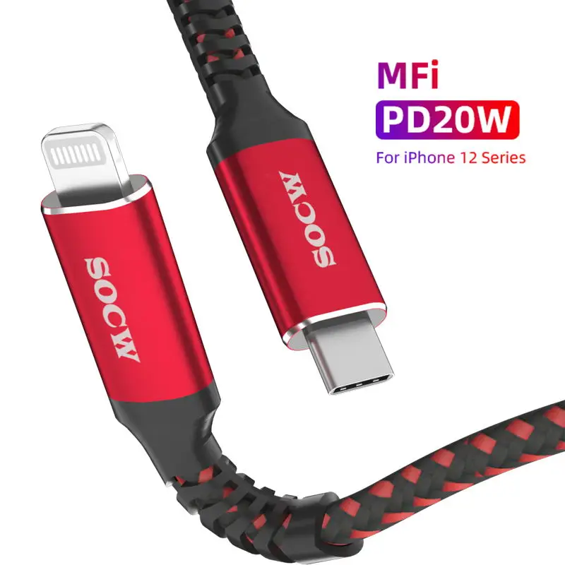 

Factory Mfi Certified Usb Type C To Lightning Cable C94 E-Mark Pd 18W Fast Charge 1M 2M For Iphone Ipad Ipod