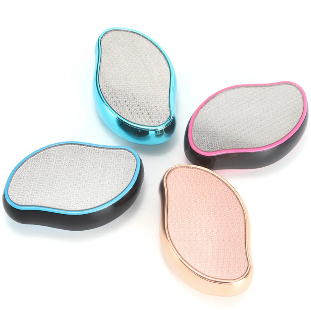 

Feet Dead Skin Removal Tool Scrubber Crystal Glass Foot File, 4 colors