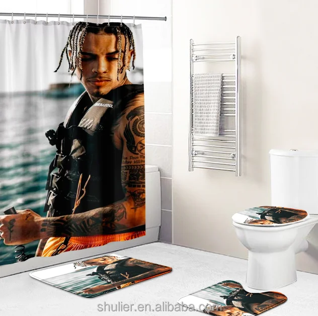 Hot wholesale shower curtain set sexy cute girl with dog pattern custom shower curtain polyester Bathroom Set 12 free hooks
Hot wholesale shower curtain set sexy cute girl with dog pattern custom shower curtain polyester Bathroom Set 12 free hooks