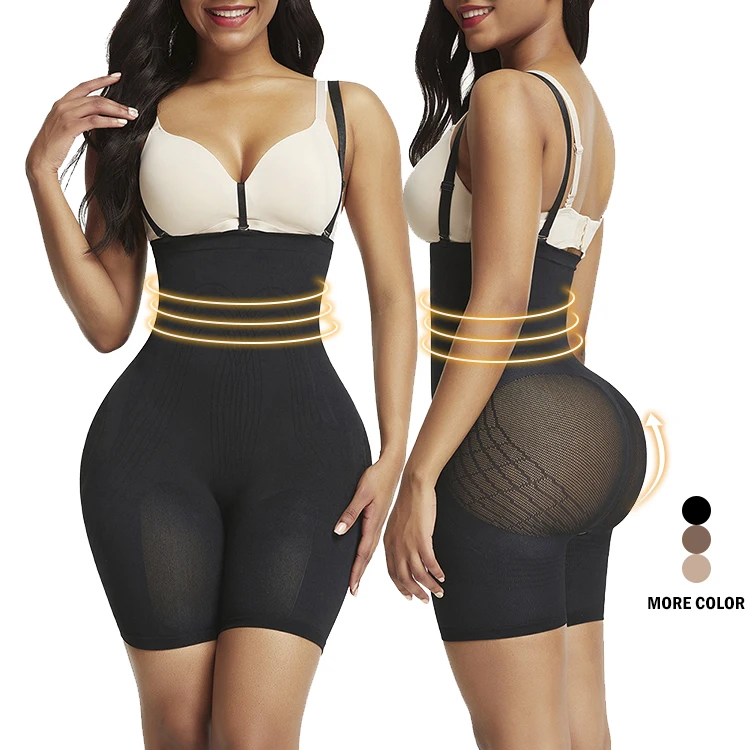 

HEXIN Design Design Women Slim Body Shaper High Waist Fat Tummy Control Party Wear Butt Lifter Plus Size Shapewear For Women