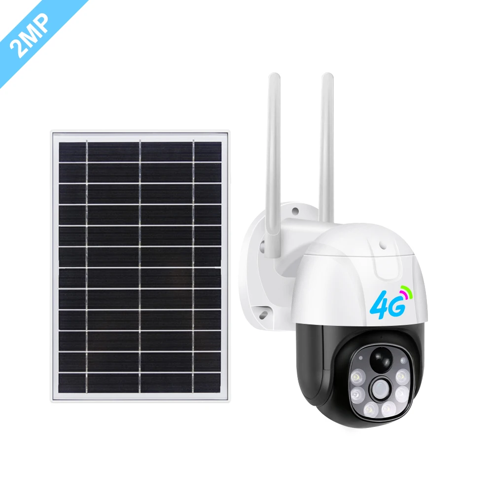 

V380pro Waterproof Security Wireless Solar Power Motion Detection Colorful Night Vision Ip Outdoor 3.0MP CCTV 4G Camera