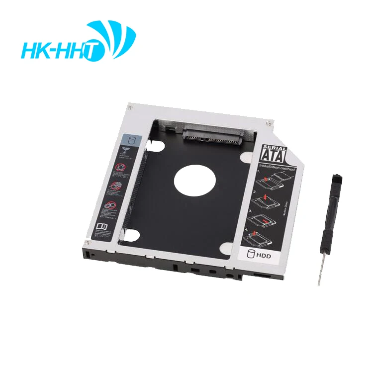 

New Universal 9.5mm SATA 2nd SSD HDD Hard Drive Caddy for DVD-R