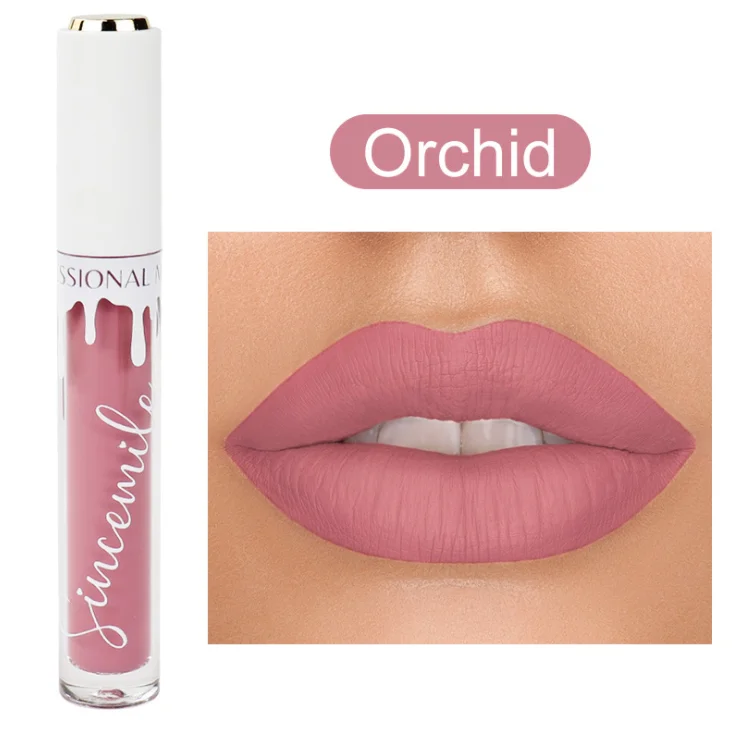 

Hot sale vegan lipgloss makeup velvet matte liquid lipstick private label