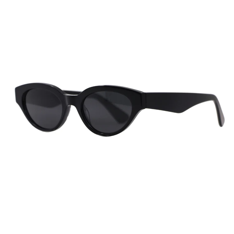 

95222 Polarized Fashion Acetate Cat Eye Luxury Black Sunglasses For Women