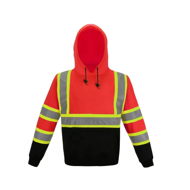 reflective safety hoodie