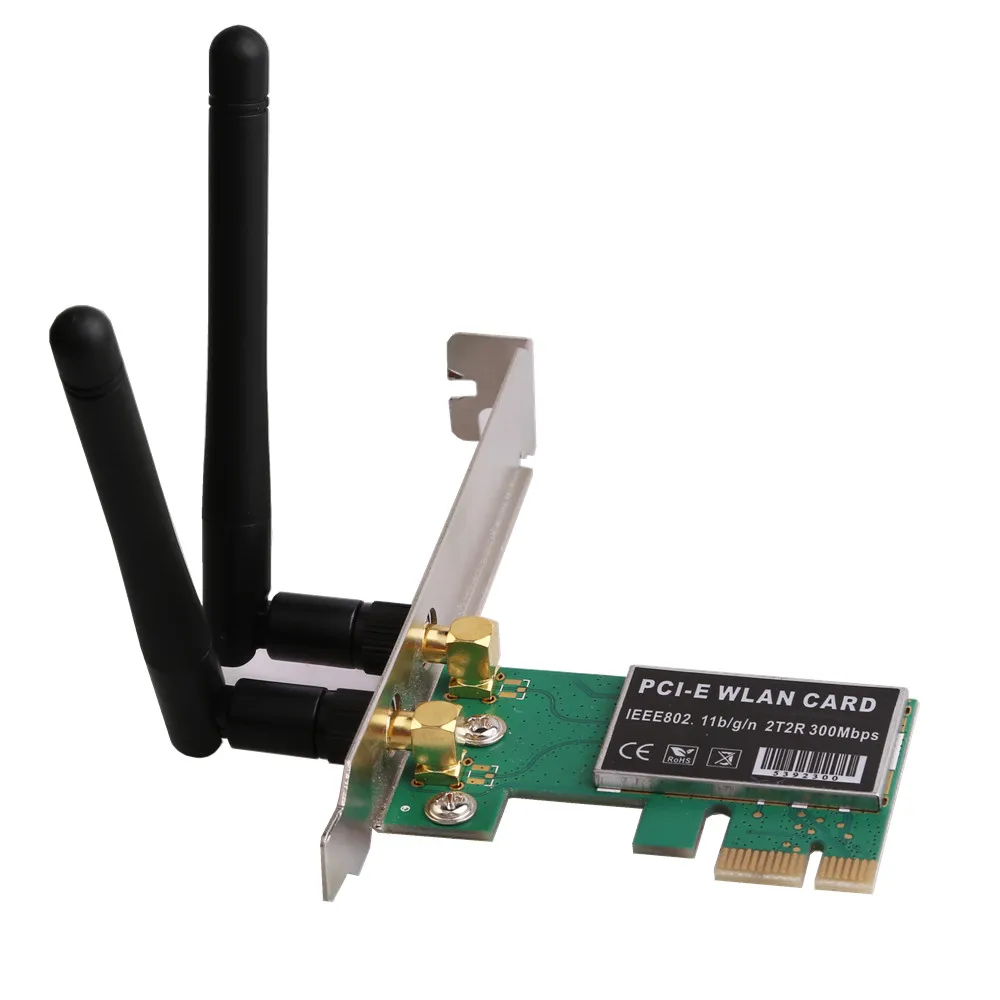 Pcie Wireless Network Card 300m Wireless Wifi Receiver Desktop Built