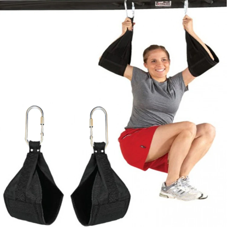 

Fitness Thicken Abdominal Muscle Training hanging ab sling strap adjustable ab Straps for pull up bar