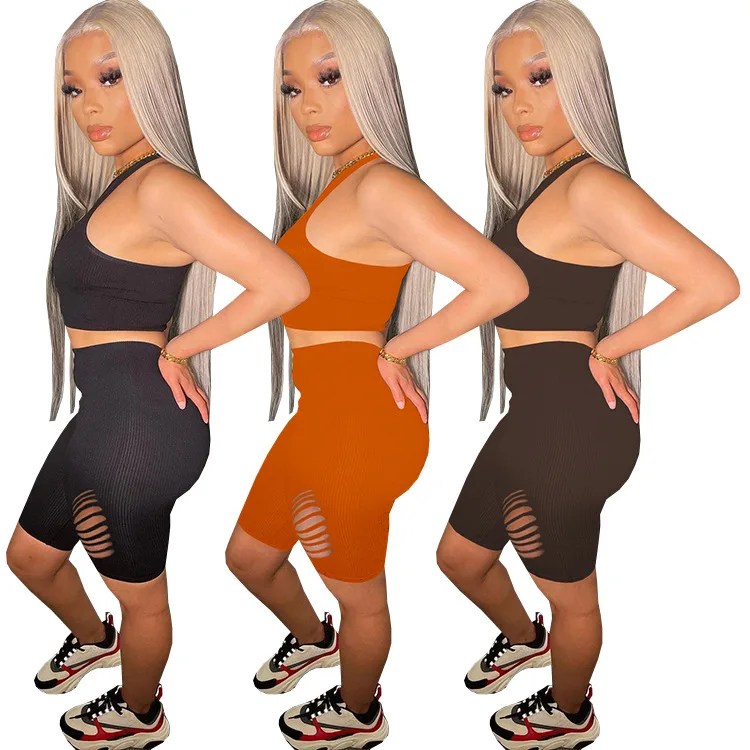 

2021 summer short sleeve printed T shirt shorts sexy plus size shirt and shorts jogger shorts set women, 3 color