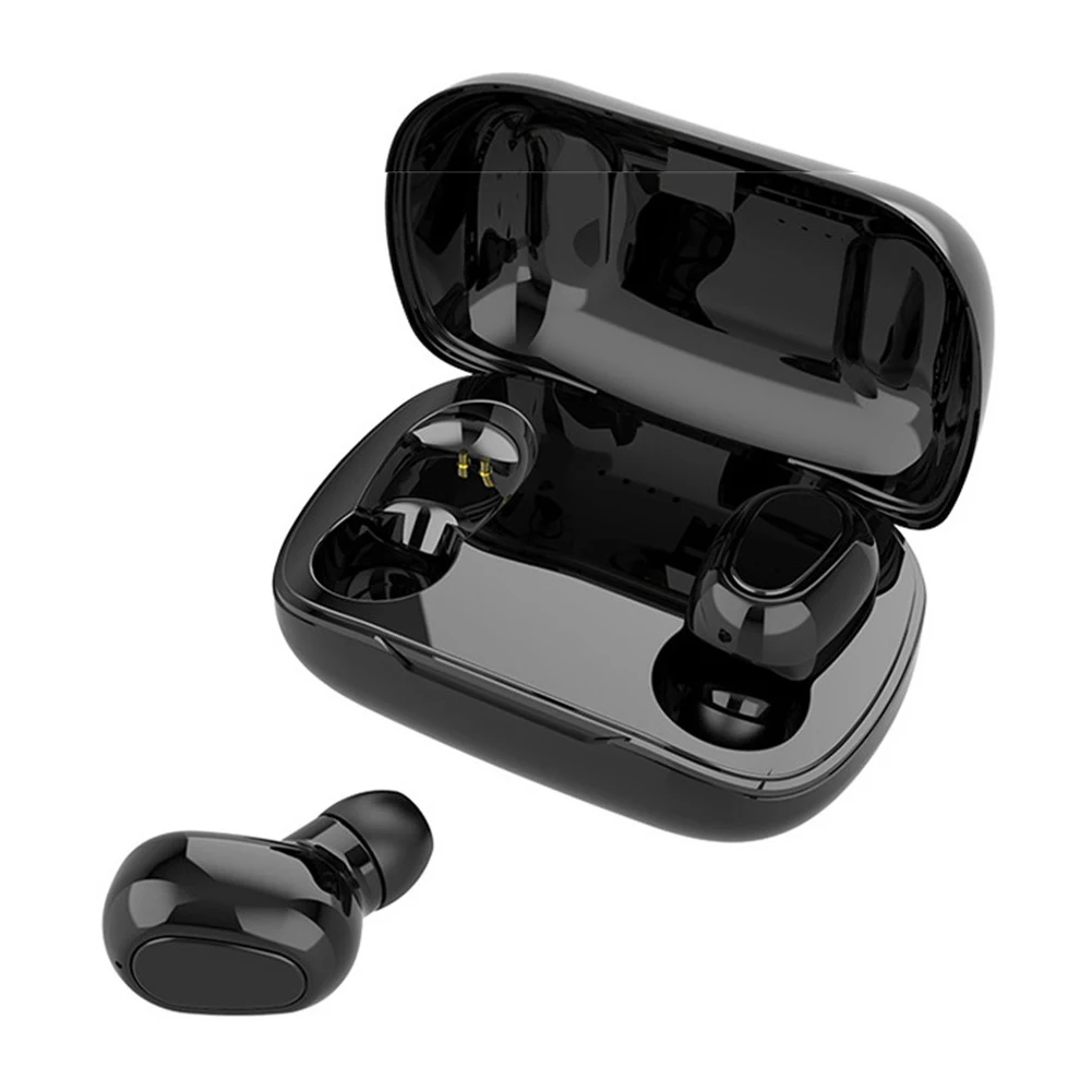 

TWS Wireless Earphones Bluetooth 5.0 HD Call Headphones Stereo Headsets With Charging Case Handsfree Bluetooth Headsets, Black/white/pink