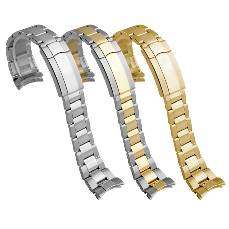 OEM Screw Links Watch Bracelet 316L Stainless Steel Watch Band Strap With LOGO For R OLEX Datejust