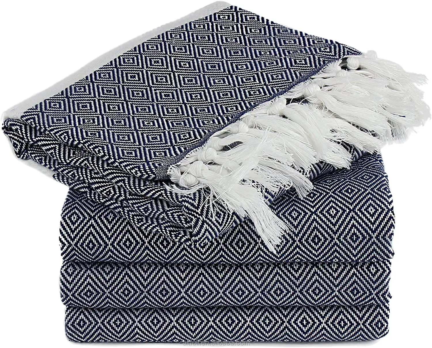 Wholesale Ali 100 Cotton Turkish Towels Large Size Fringed Fouta Beach