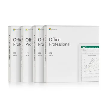 

Microsoft Office 2019 Professional Original License retail box with DVD Computer Software Office 2019 Pro