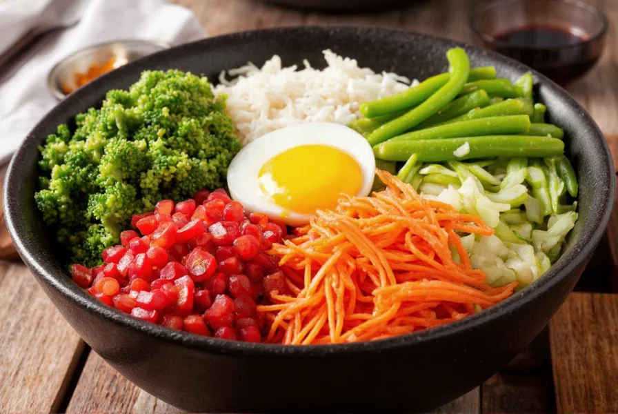 Bibimbap Vegetable Plate