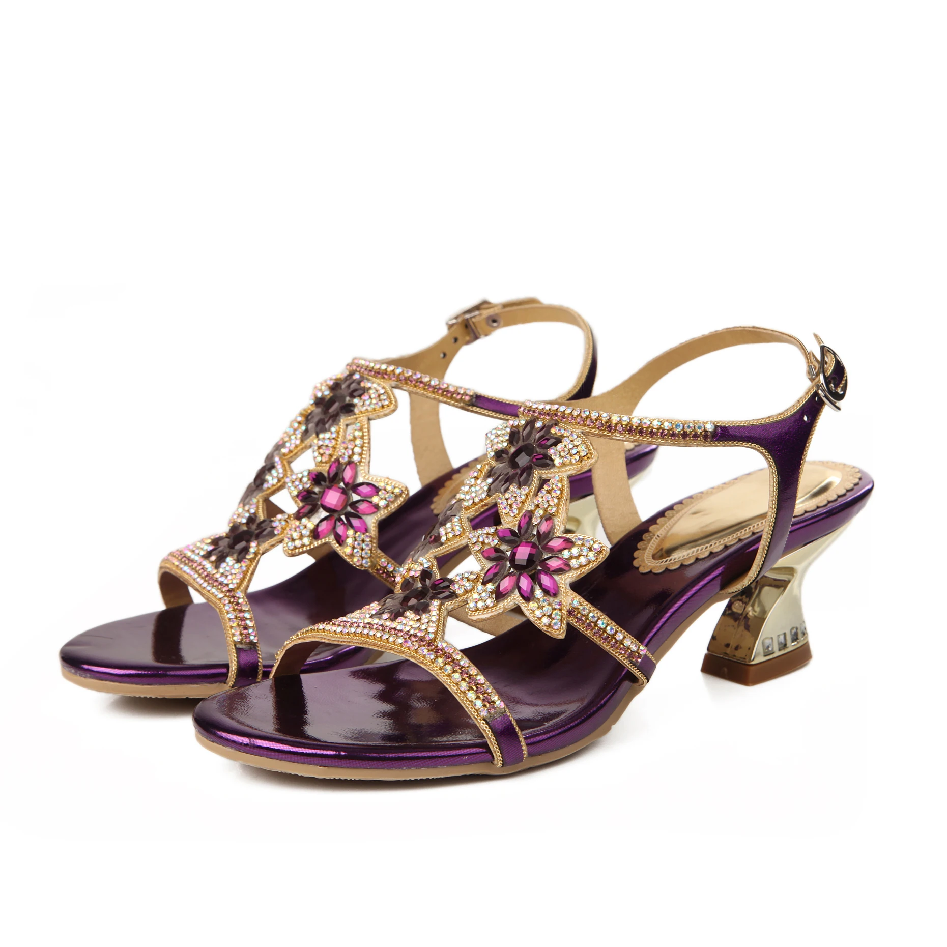 

Luxury Rhinestone Women Sandals 2021 Female Shoes Footwear Ladies