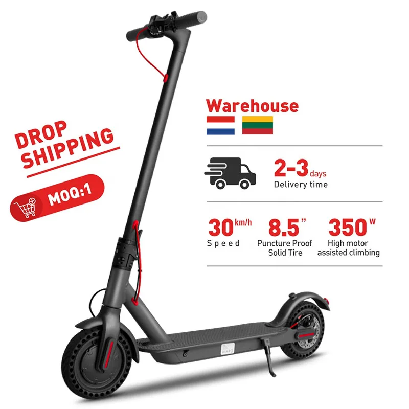 

Dropship 8.5inch Elektrische Step Holland Warehouse Trottinette Lectrique Two Wheel Folding Electric Step