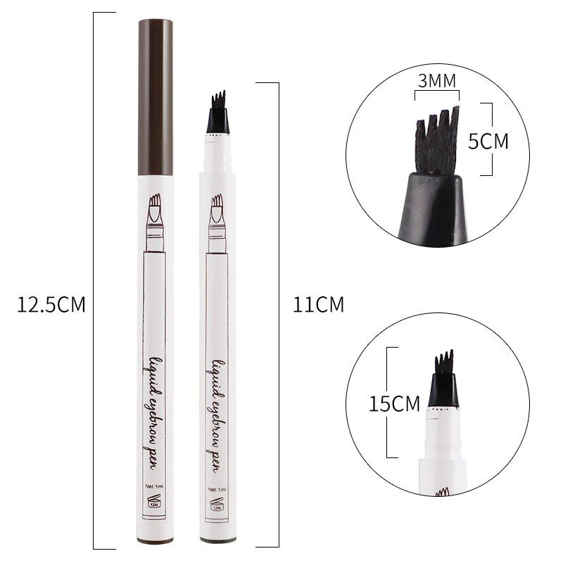 OEM Fork Tip Liquid Microblading Eyebrow Tattoo Pencil Waterproof long lasting Eyebrow Pencil