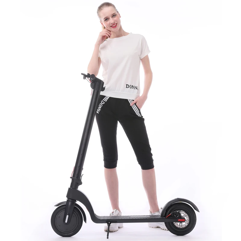 X7 350w 8.5inch Electric Scooters For Adults Foldable Roller Wholesale Detachable Battery Kick Scooter Electric