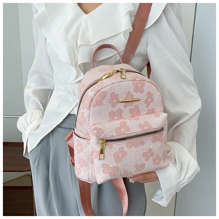 

Bag female 2023 new small backpack Korean version casual backpack female